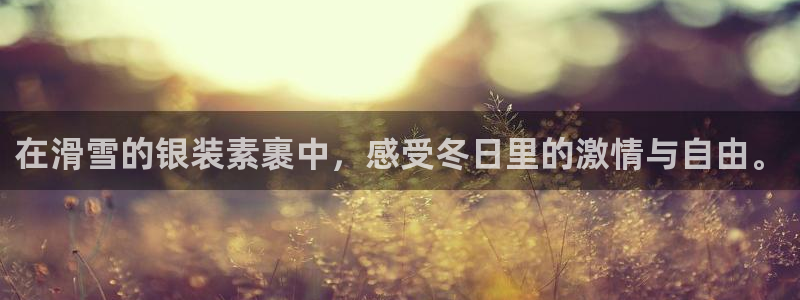 JJB竞技宝官方正版app五金厂：在滑雪的银装素裹中
